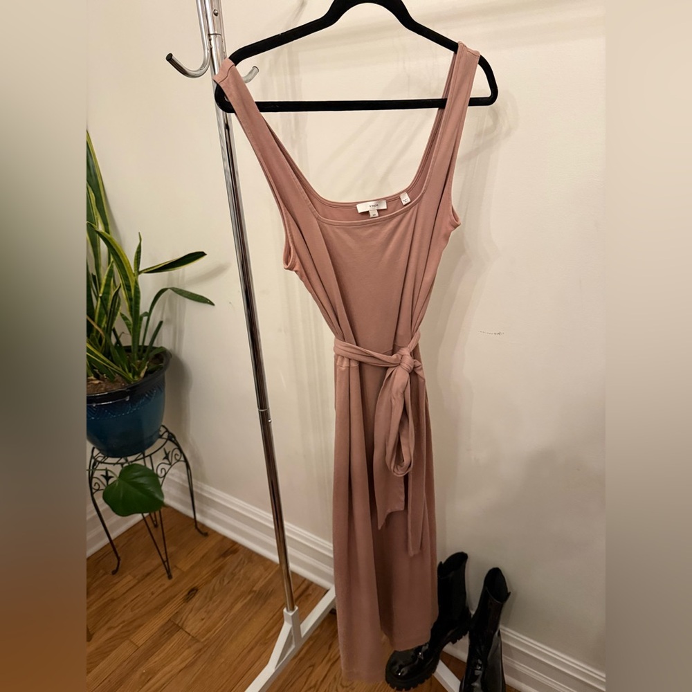 Vince Blush Sleeveless Maxi Dress